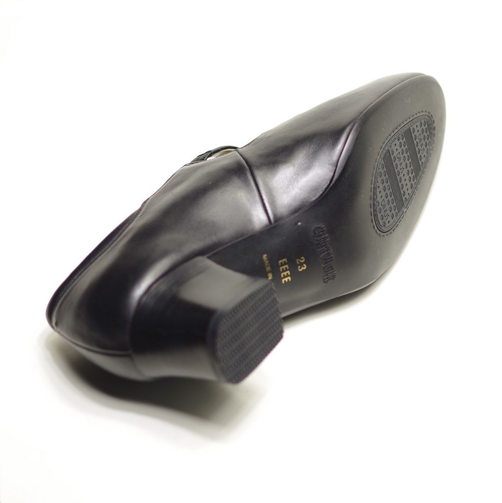 菊池の靴　パンプス　黒 楽天市場】菊地の靴 ストラップ パンプス 835-13 黒 菊地武男