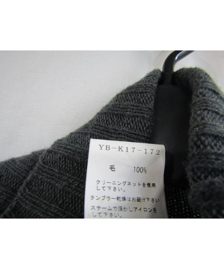Y's yohji yamamoto アシメトリー変形デザインニット YB-K17-172