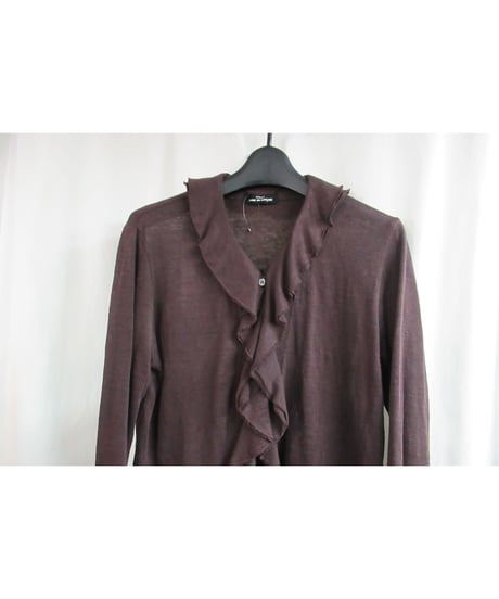 AD1997 tricot COMME des GARCONS フリルデザインカーディガン TT-100220