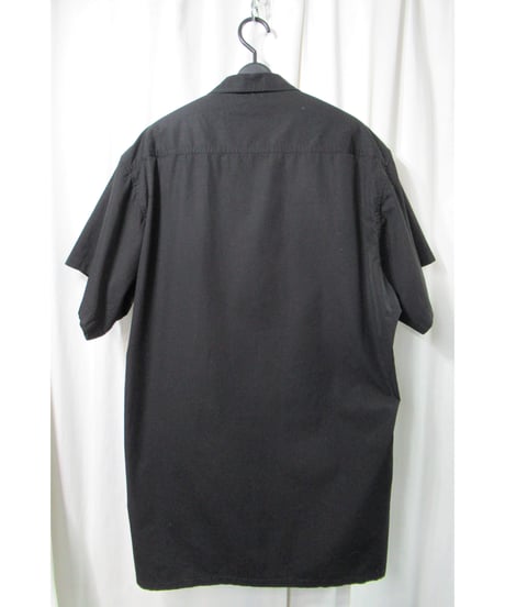 yohji yamamoto +noir デザイン半袖ブラウス（ND-B01-001）