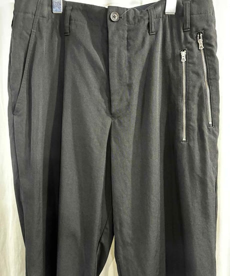 2019SS yohji yamamoto pour homme ファスナーポケットパンツ（HH-P39-100）