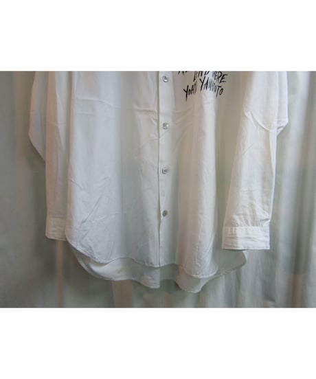 90’s Y's yohji yamamoto vintage メッセージプリントデザインブラウス  YBL-1
