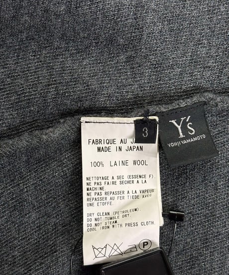 Y's yohji yamamoto スナップ釦 カーディガン（YO-T64-541）