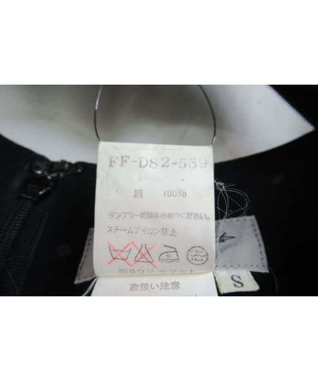 96ss yohji yamamoto femme vintage ドット変形デザインワンピース FF-D82-559