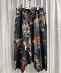 2021SS yohji yamamoto pour homme シワギャバ ゴム紐パンツ（H