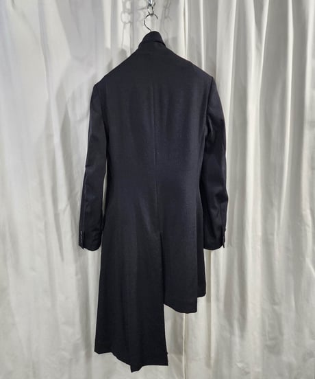 2020aw yohji yamamoto pour homme アシンメトリーリバーシブルロングジャケット (HR-J17-874)