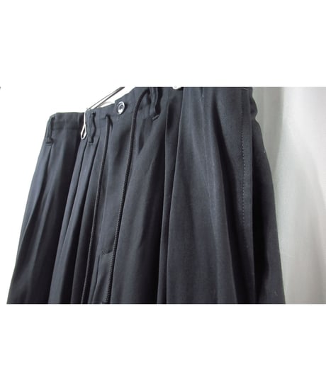 19aw BLACK Scandal yohji yamamoto pour homme 16タック バルーンパンツ（HC-P80-223）