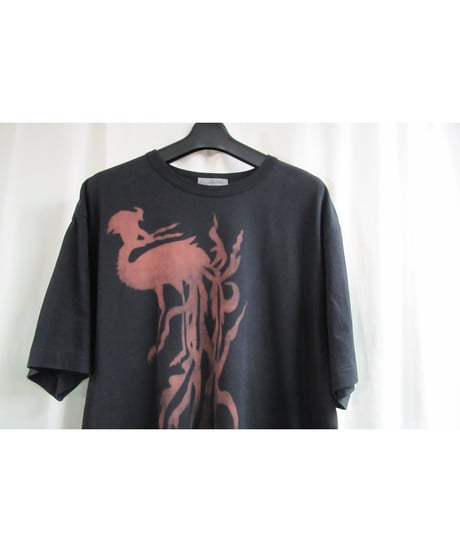 04ss yohji yamamoto pour homme 抜染 デザインカットソー HZ-T68-069