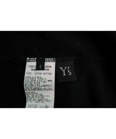 Y's yohji yamamoto アシメトリーデザイン カットソーカーディガン YE-T72-060