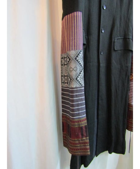 激レア 92ss yohji yamamoto femme vintage ロングスリーブデザインドレス FO-D81-311