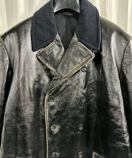 1990's yohji yamamoto pour homme vintage サンプルレザーコート（H-C-250xxx）