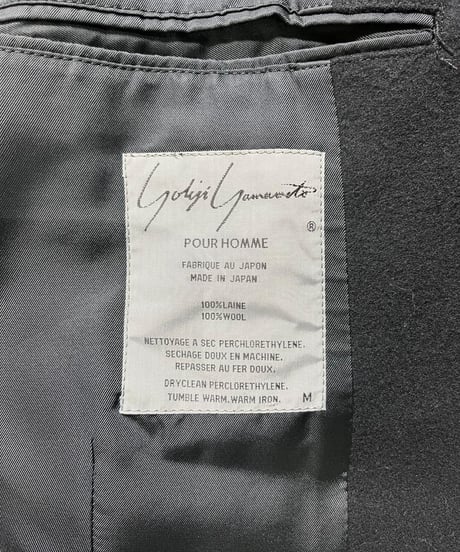 yohji yamamoto pour homme ダブルデザインジャケット（H-J-010xxx）