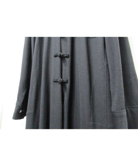 96aw yohji yamamoto pour homme vintage チャイナ釦デザイン ロングワンピース（HG-T55-961）
