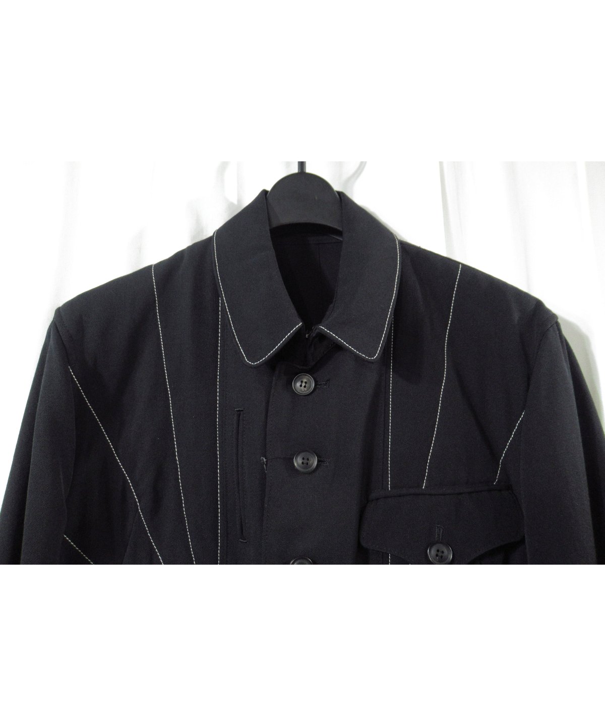 93aw yohji yamamoto femme vintage ステッチデザインジャケット 93aw yohji yamamoto femme vintage ステッチデザインジャケット