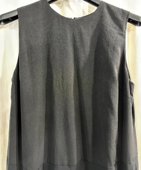 Y's ピンクタグ yohji yamamoto 切り替えノースリーブワンピース（YG-D16-500）