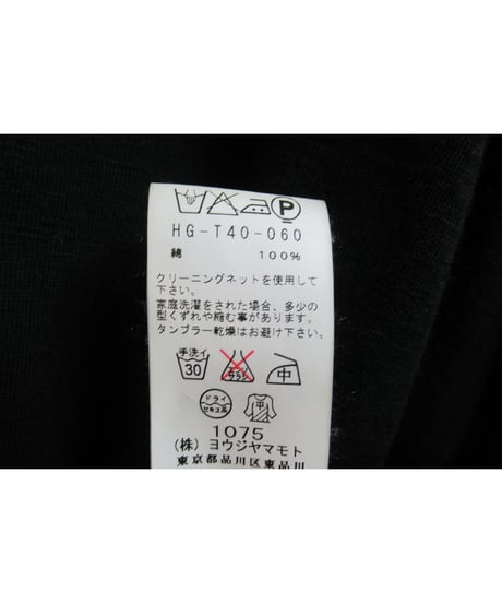 14ss yohji yamamoto pour homme カーディガン風レイヤードカットソー HG-T40-060