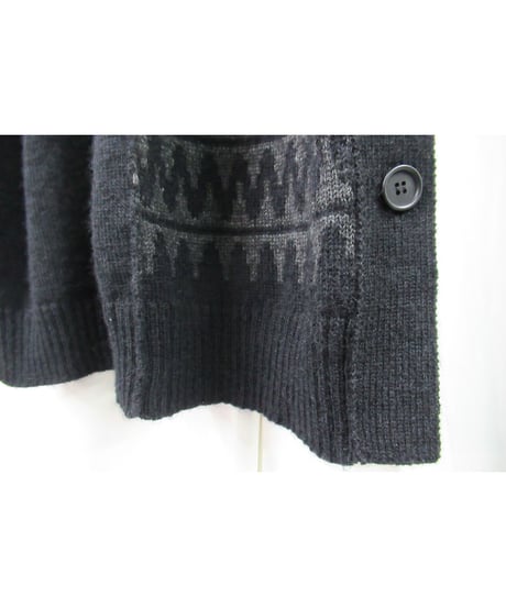 18aw yohji yamamoto pour homme ニットデザイン ロングワンピース（HV-K36-886）