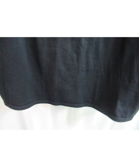 18ss yohji yamamoto pour homme 黒 襟デザインカットソー HW-T74-086