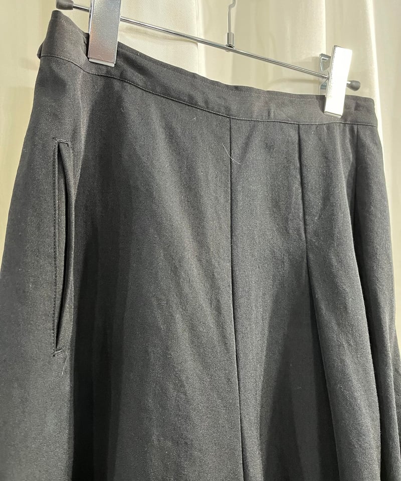 2018SS yohji yamamoto +NOIR デザインロングスカート（NW-S09-