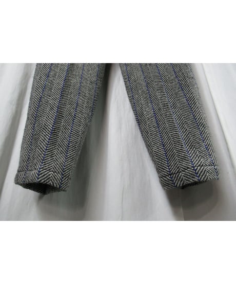 01aw yohji yamamoto pour homme ギャングスター 襟デザイン ツイードセットアップ（HV-J63-136／HV-P10-136）