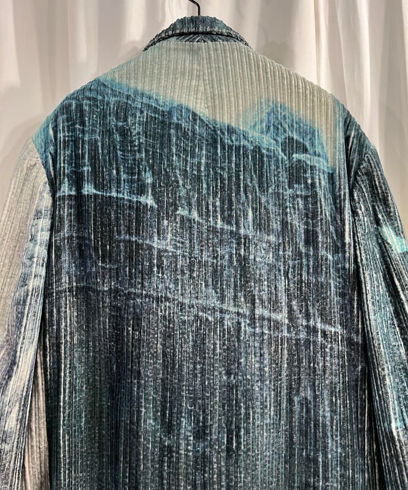 visvim パイソンパッチ ウォッシュ加工 コーデュロイ ジャケット 2022AW yohji yamamoto pour homme プリントコーデュロイフラップ