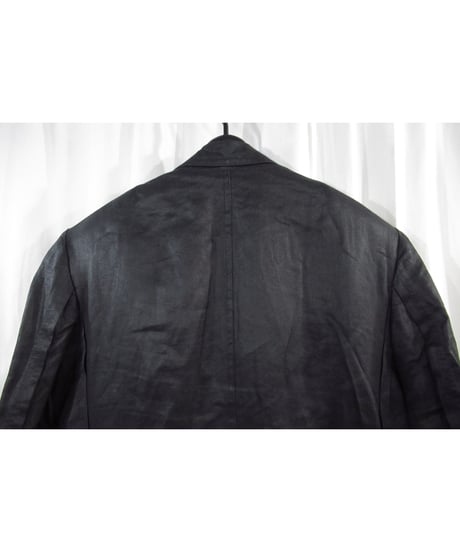 yohji yamamoto pour homme フラップポケットデザイン 麻ジャケット（HZ-J34-349）