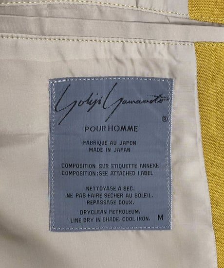 1980's yohji yamamoto pour homme vintage 3釦ジャケット（H-J-148xxx）