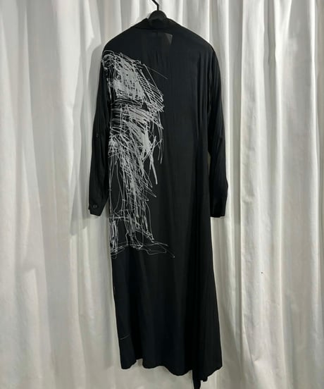 yohji yamamoto +NOIR レ－ヨンワンピース（NN-D25-212）