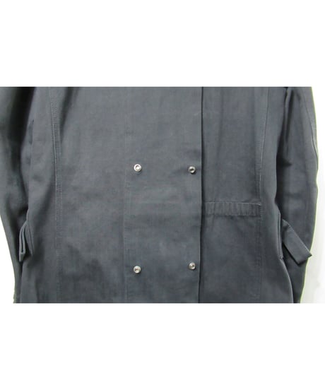 04aw yohji yamamoto pour homme スナップ釦 アシメリーデザイン コットンジャケット（HJ-J06-014）