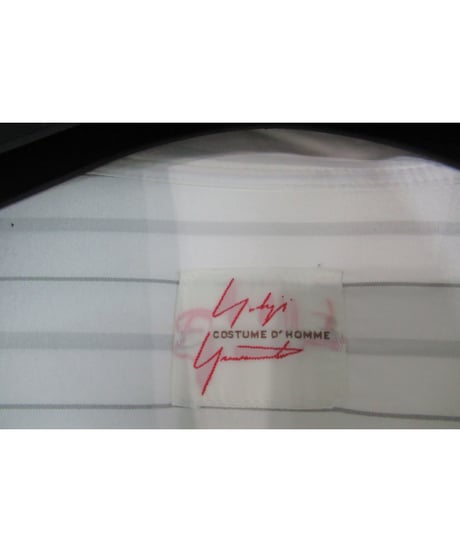yohji yamamoto COSTUMED'HOMME ストライプシンプルブラウス（CHBL-1）