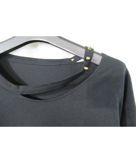 19aw B yohji yamamoto 長袖 スタッズデザインカットソー NC-T72-074