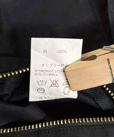2004SS yohji yamamoto pour homme ダブルジップブルゾン（HZ-Y24-027）