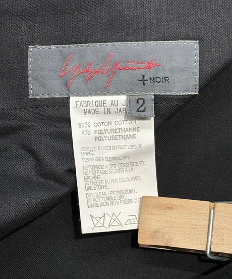 yohji yamamoto ＋NOIR パンツ（NV-P01-026）