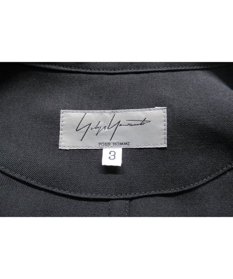 13aw yohji yamamoto pour homme ダブルファスナーデザイン ロングワンピース（HQ-D05-100）