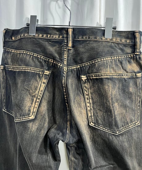 2002AW yohji yamamoto pour homme デザインデニムパンツ（HM-P43-019）