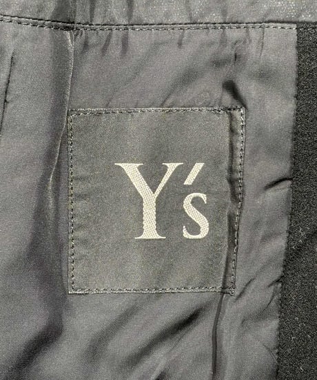 Y's yohji yamamoto ニット襟 ダブルジャケット（YJ-J95-131）