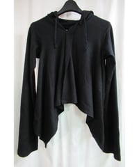 AD2009 COMME des GARCONS フード付 変形ショートプルオーバー GD-T017