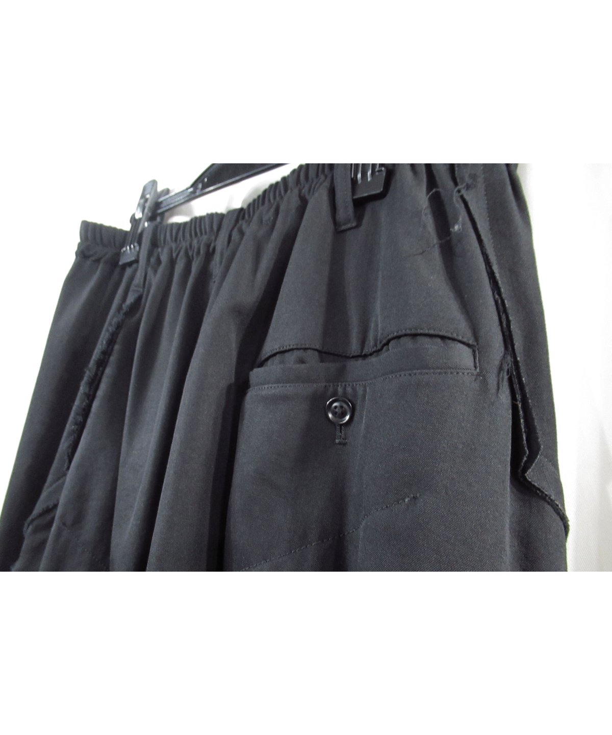 15aw yohji yamamoto pour homme 切りっぱなし 裾レイヤードデザイ