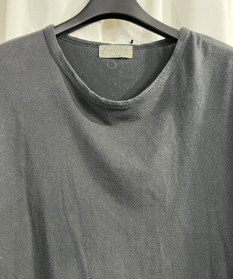 【Yohji Yamamoto】POUR HOMME バックプリントカットソー 2017SS yohji yamamoto pour homme バックプリントカットソー（H