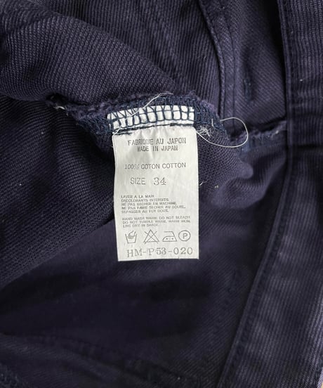 2002AW yohji yamamoto pour homme コーデュロイデザインパンツ（HM-P53-020）