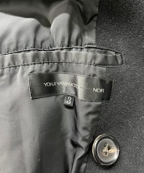 yohji yamamoto + NOIR フード付きロングコート（NI-C05-101）