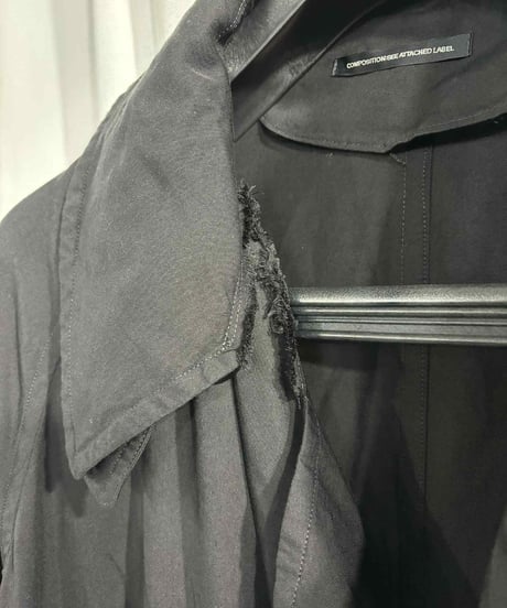 Y's yohji yamamoto 襟破れ加工 トレンチコート（YJ-C13-204）