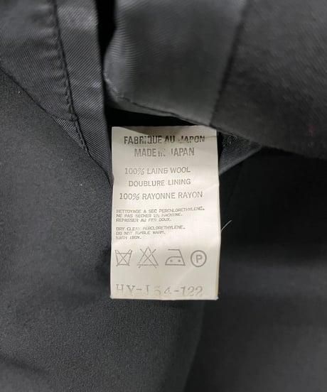 1998AW yohji yamamoto pour homme 3釦デザインジャケット（HY-J54-122）