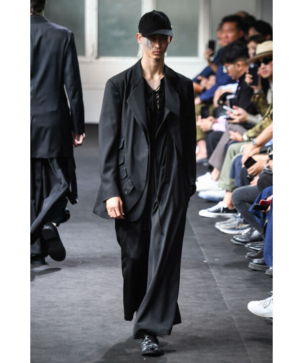 2019ss yohji yamamoto pour homme デザインワイドオーバーオール