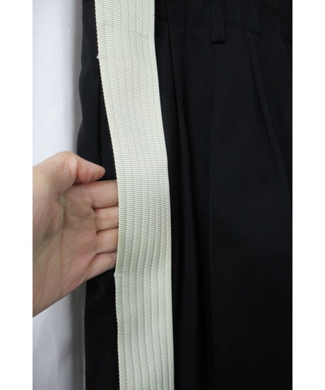 00ss yohji yamamoto pour homme アジアの不良 シートベルトセットアップ HB-J27-109