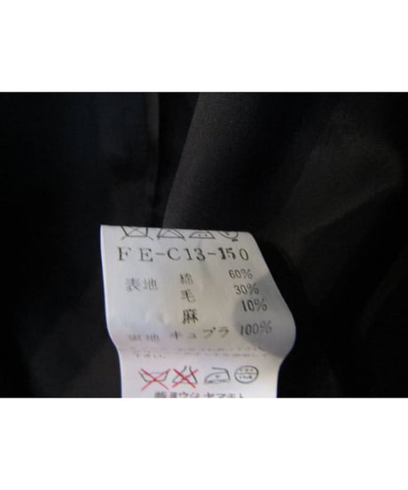 08aw yohji yamamoto femme フリンジデザインハーフコート FE-C13-150