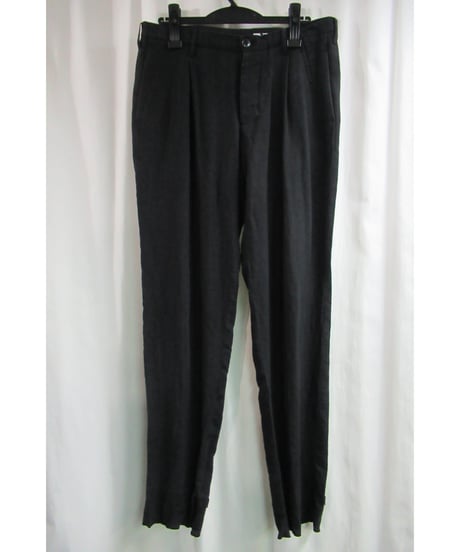 Y's for men yohji yamamoto 麻シンプルテーパードパンツ MM-P03-302