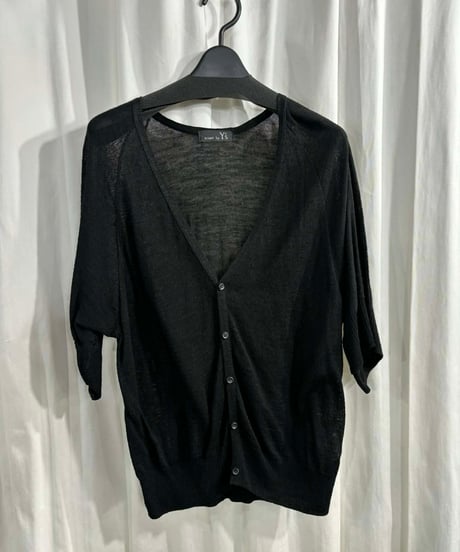 RISMAT by Y's yohji yamamoto シンプル 7分袖カーディガン（YJ-K70-245）