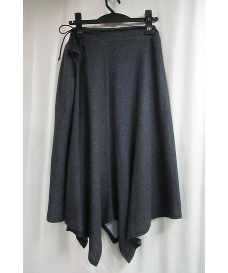 05ss yohji yamamoto +noir アシメトリー変形デザインスカート NY-T15-930