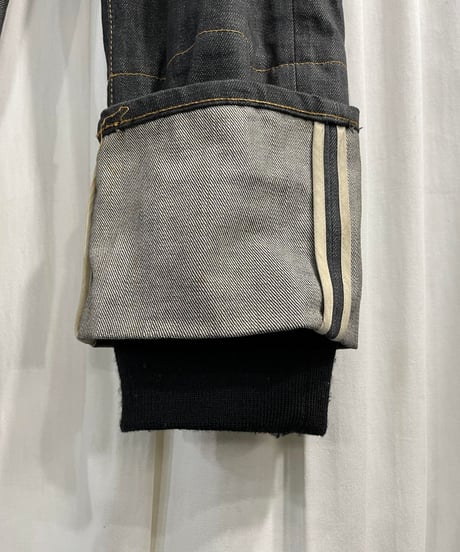 2004AW yohji yamamoto pour homme リブ付きデニム（HJ-P38-008）
